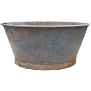Bassine zinc
