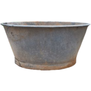 Bassine zinc