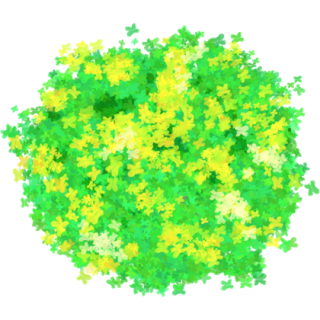 Buisson fleuri
