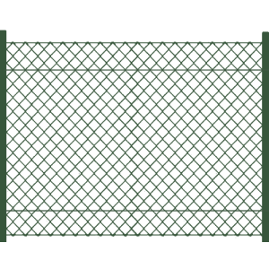 Clôture grillage vert