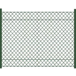 Clôture grillage vert