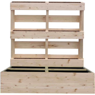 Jardinière verticale palette
