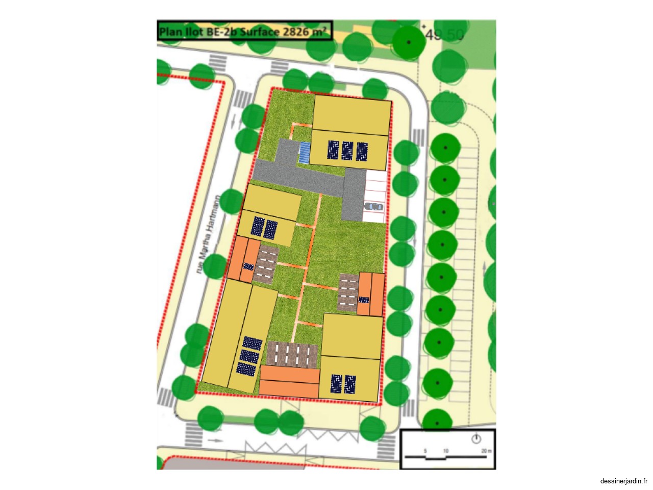 plan masse vallon régny