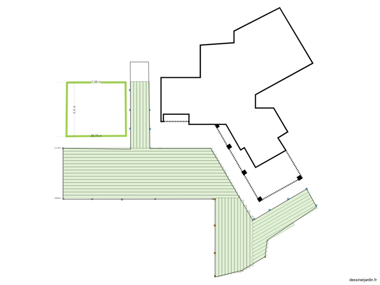 plan gazon en plaque