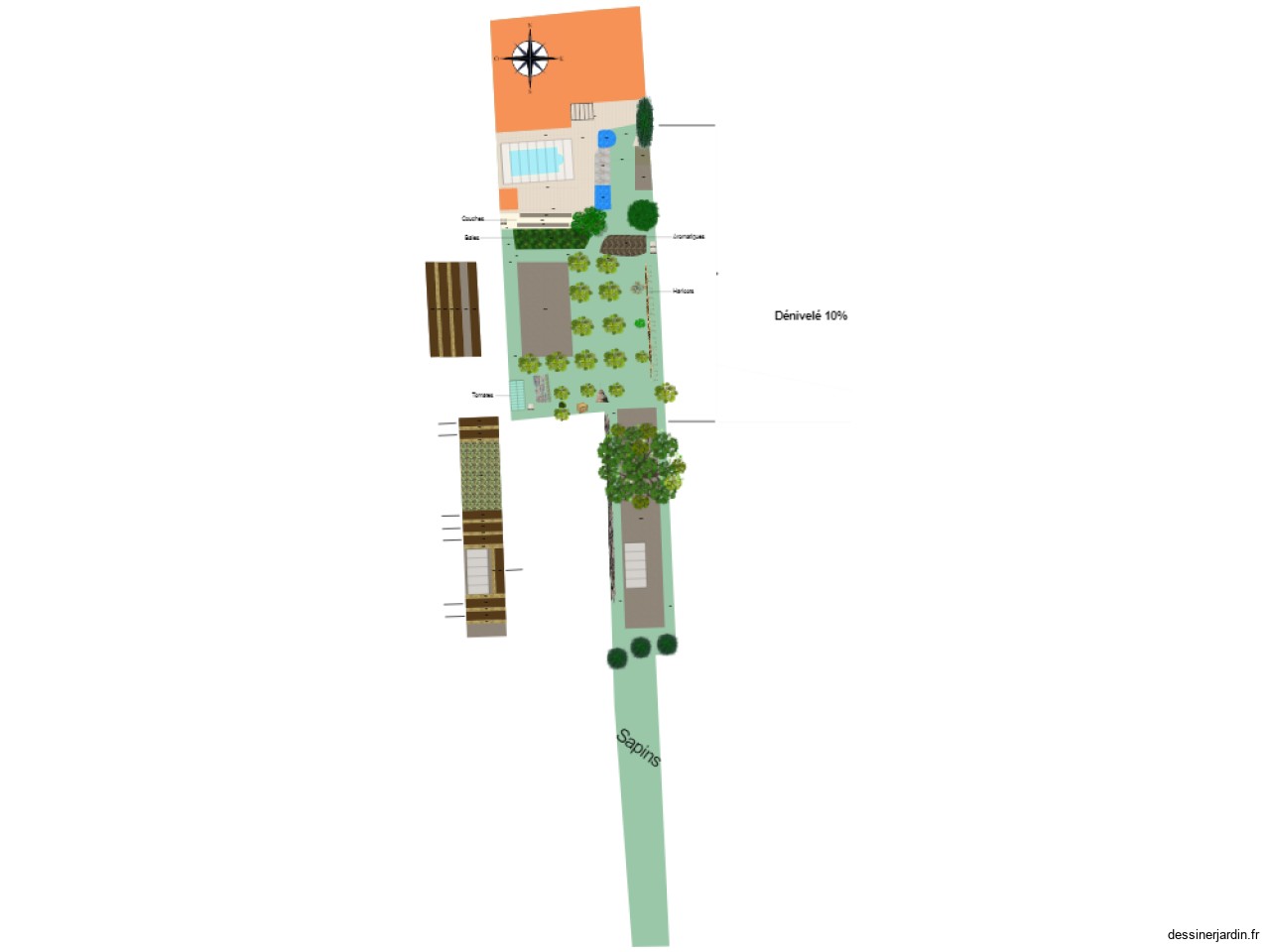 plan jardin