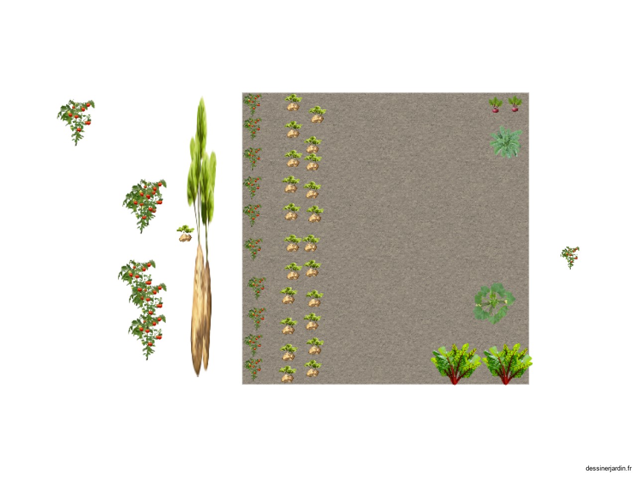 jardin Mael le beau et Erwan