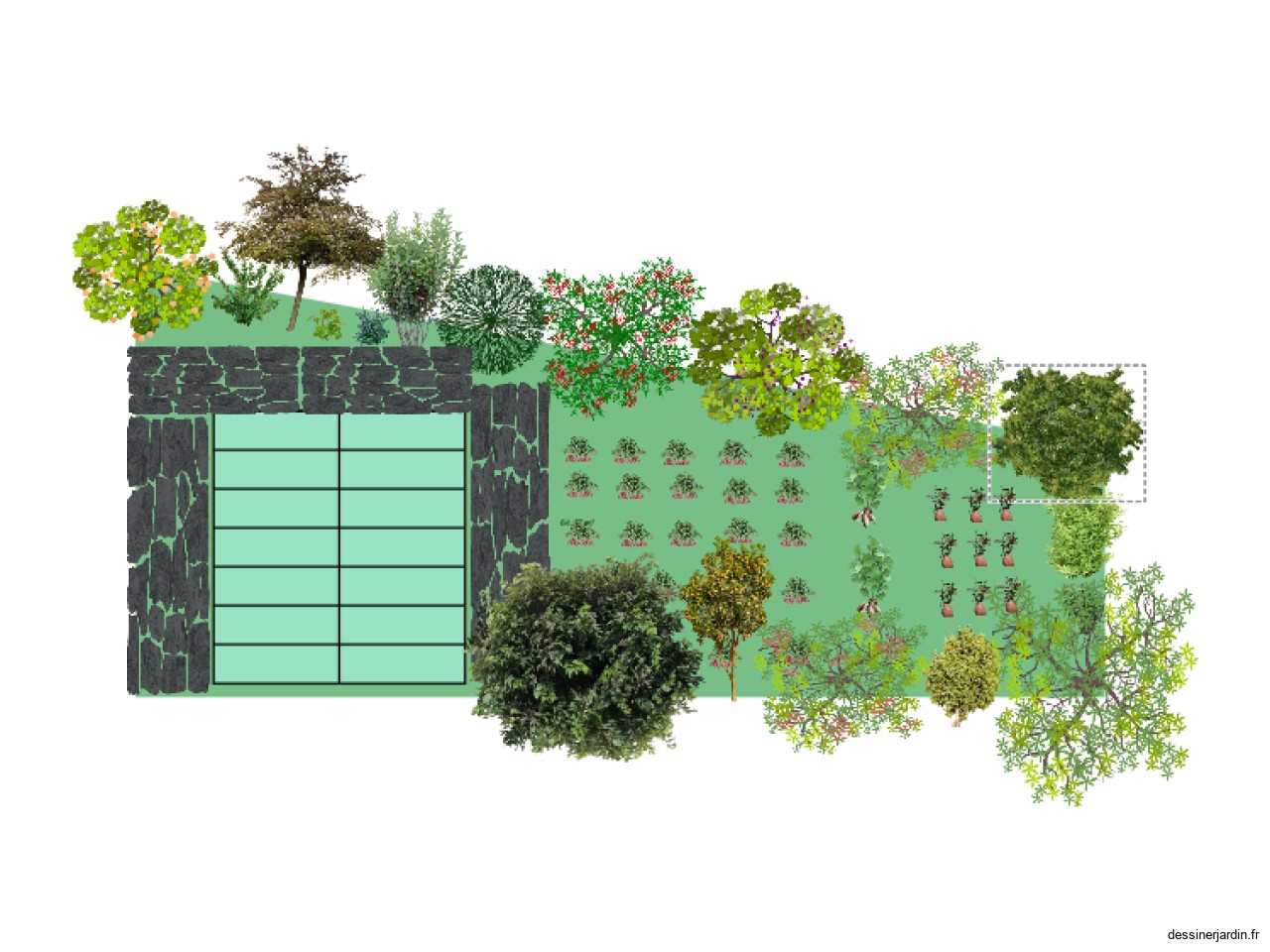 Aménagement du potager