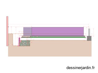 PLAN COUPE COFFRAGE drain