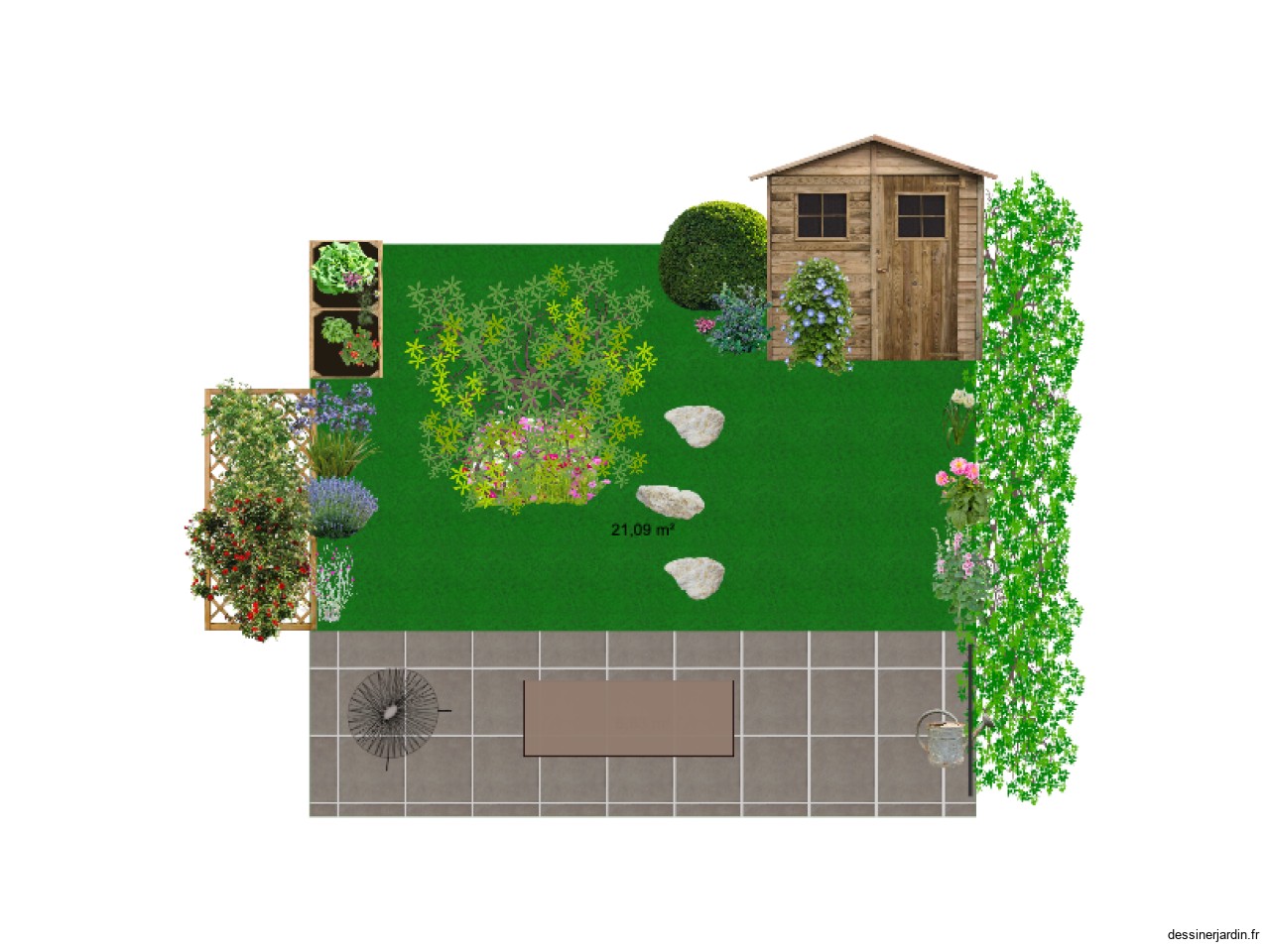 Jardin relook&eacute;