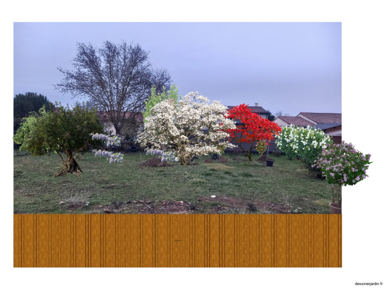jardin arbres