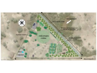 Jardin experimental en zone aride Madagascar