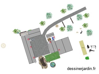 LANRIVAIN plan de masse - aménagement ferme