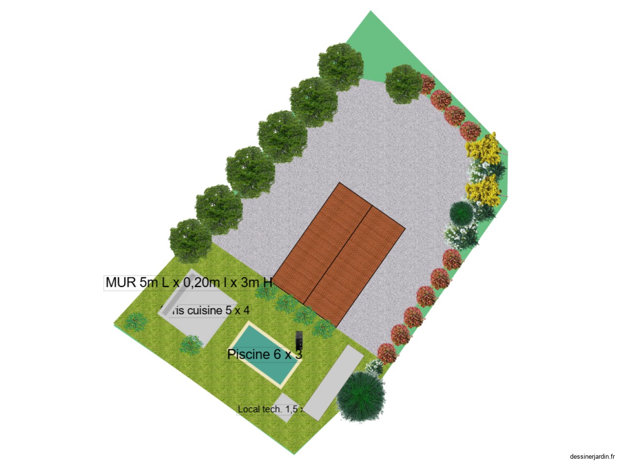 plan piscine