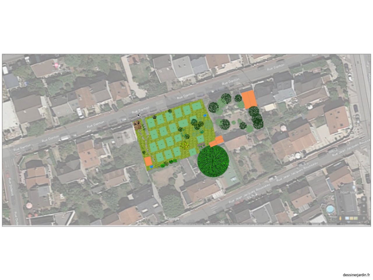 Requalification du jardin Danton en jardins partagés