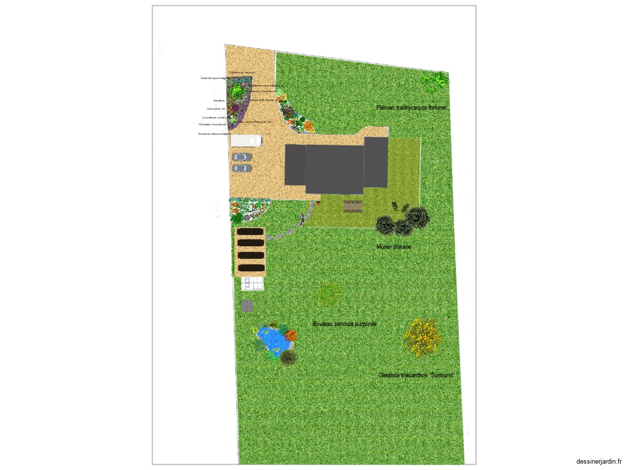 Massif parking villa