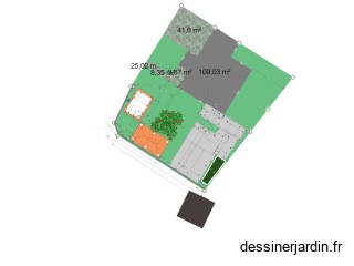 plan de masse fondations pose treillis