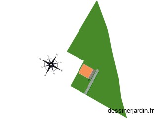 jardin autour de la maison