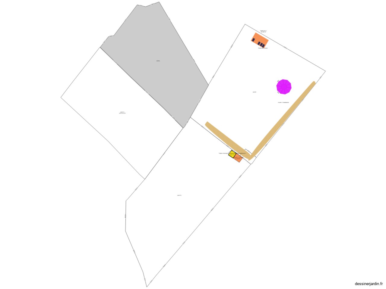 plan des bâtiments 