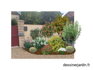 Massif près du portail