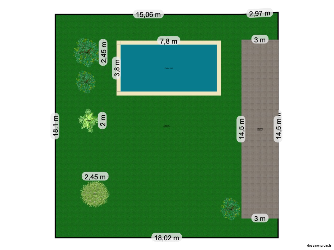 PLan jardin