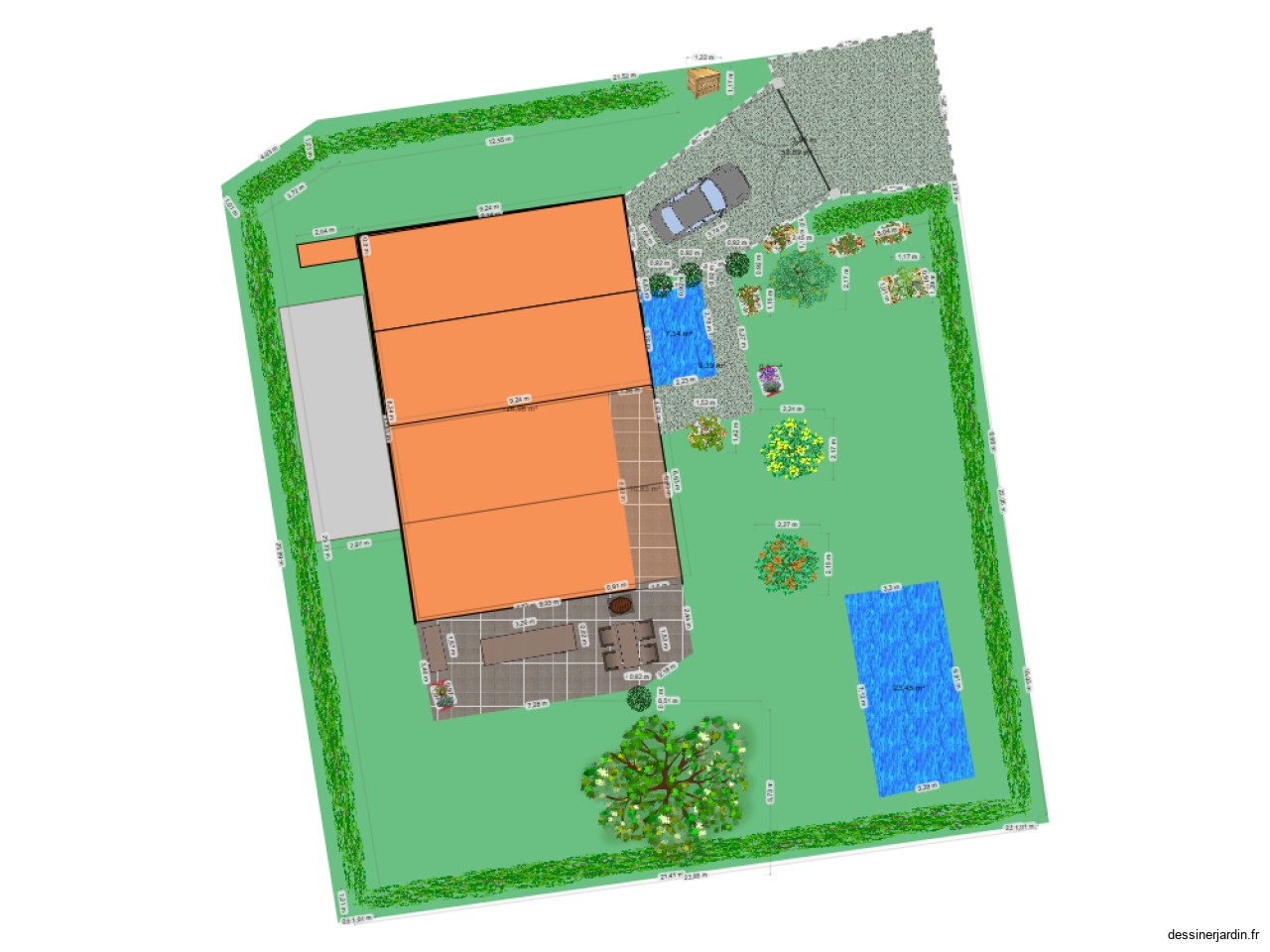 essai 1  jardin Mallemort