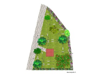 Jardin en face