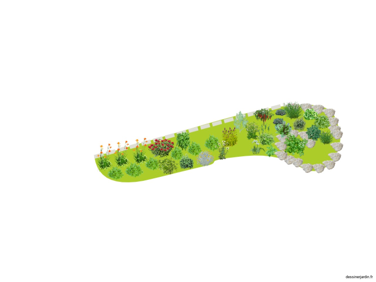 parterre de condiments