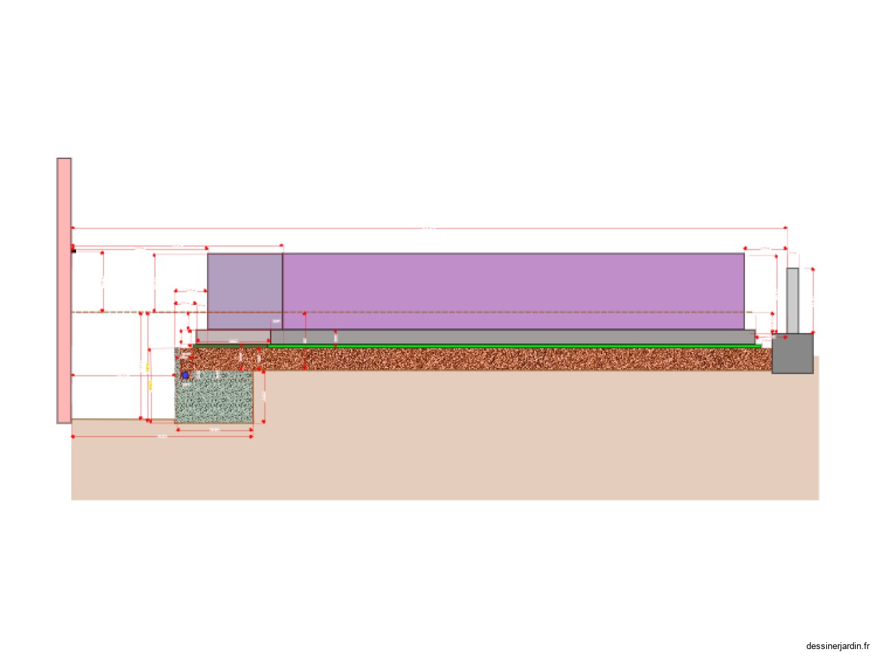 PLAN beton remblai et fond de fouille