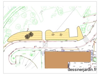 Plan végétalisation talus Hotel de Ville 2025