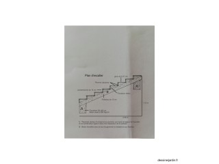 plan escalier