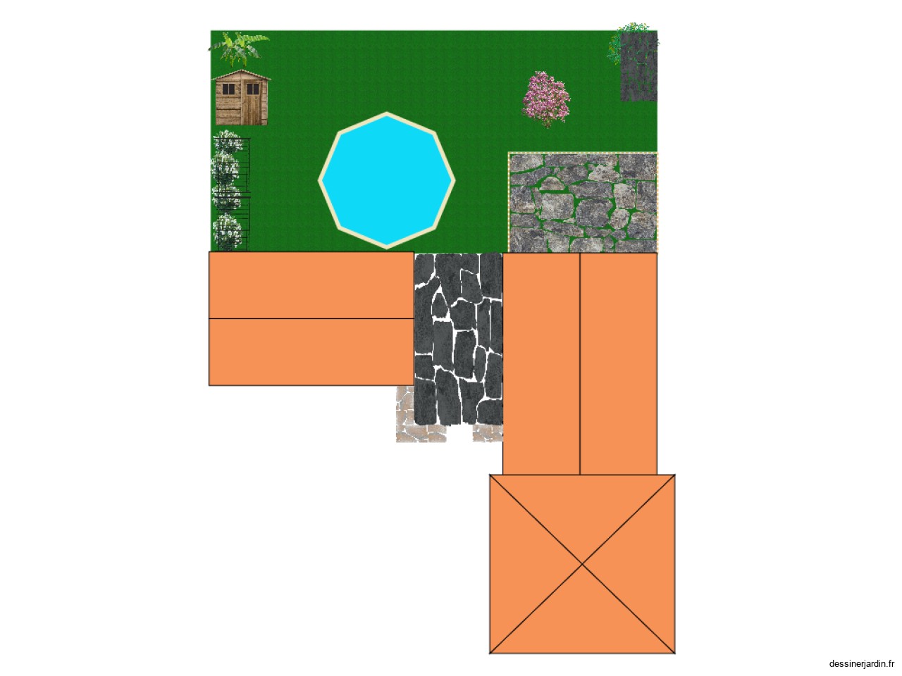 Plan jardin