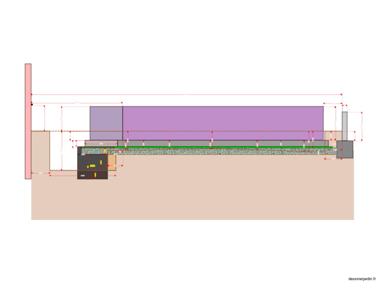 PLAN COUPE FONDATIONS