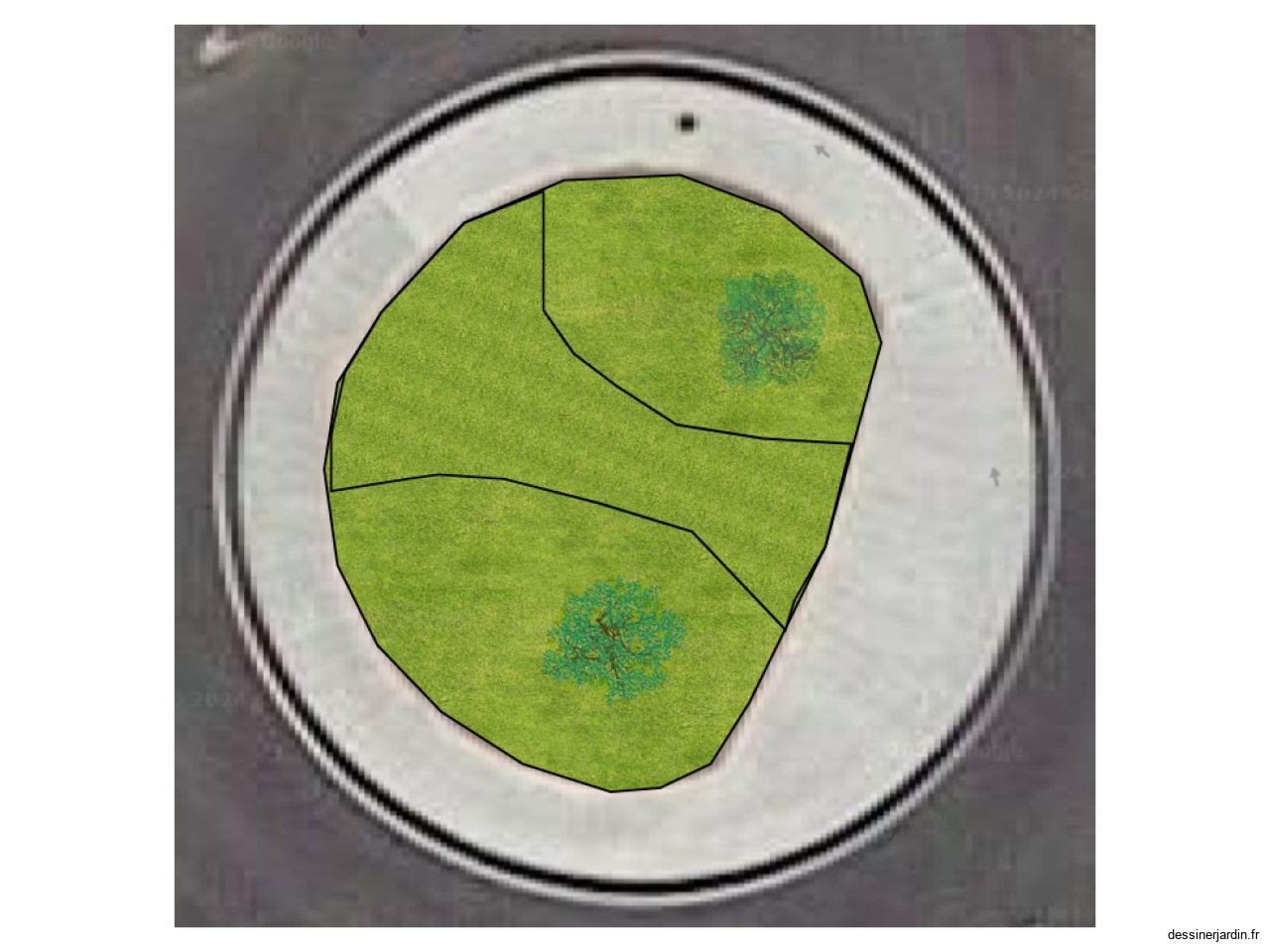 rond point de con 