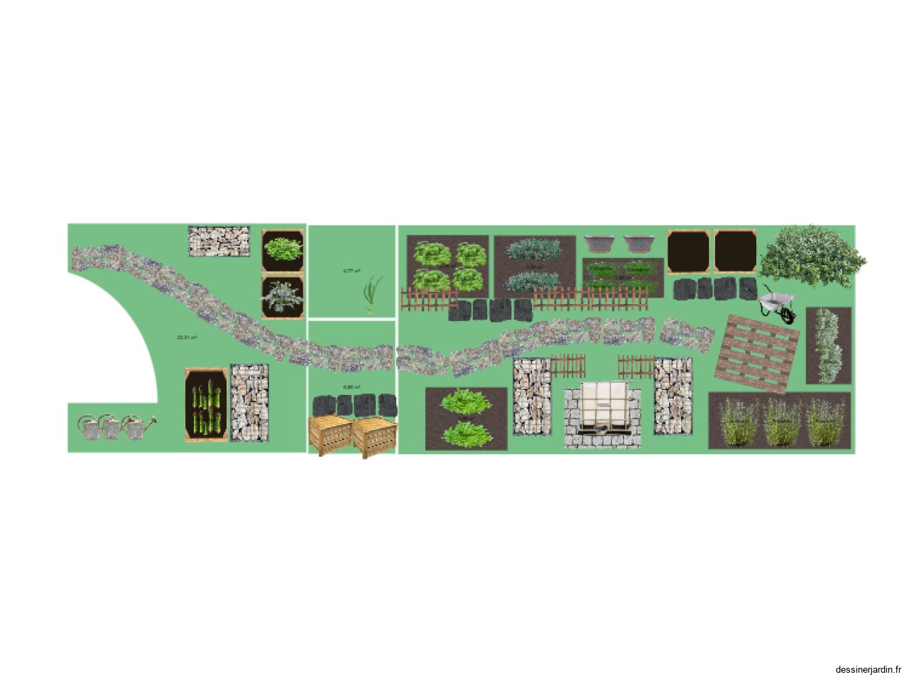 plan jardin pédagogique