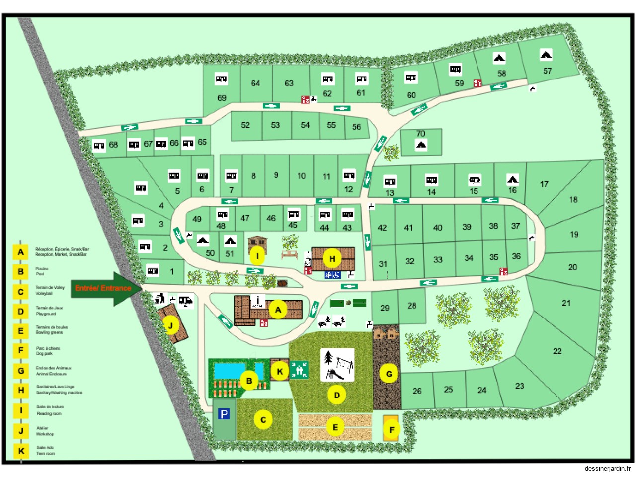 Plan camping
