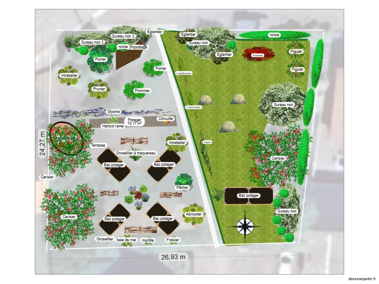 Jardin aménagé Marlenheim 1