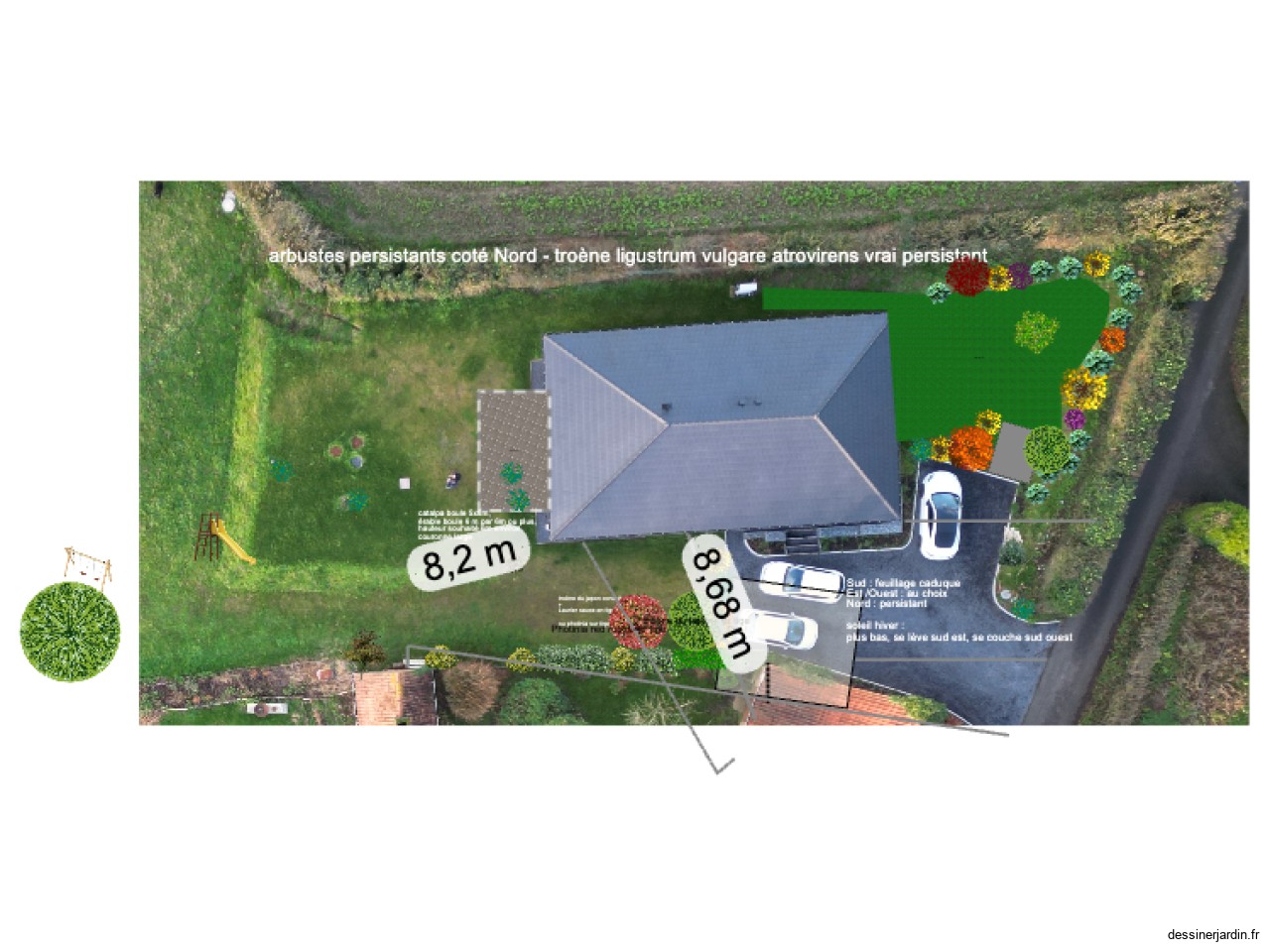 PLAN AUTOUR MAISON