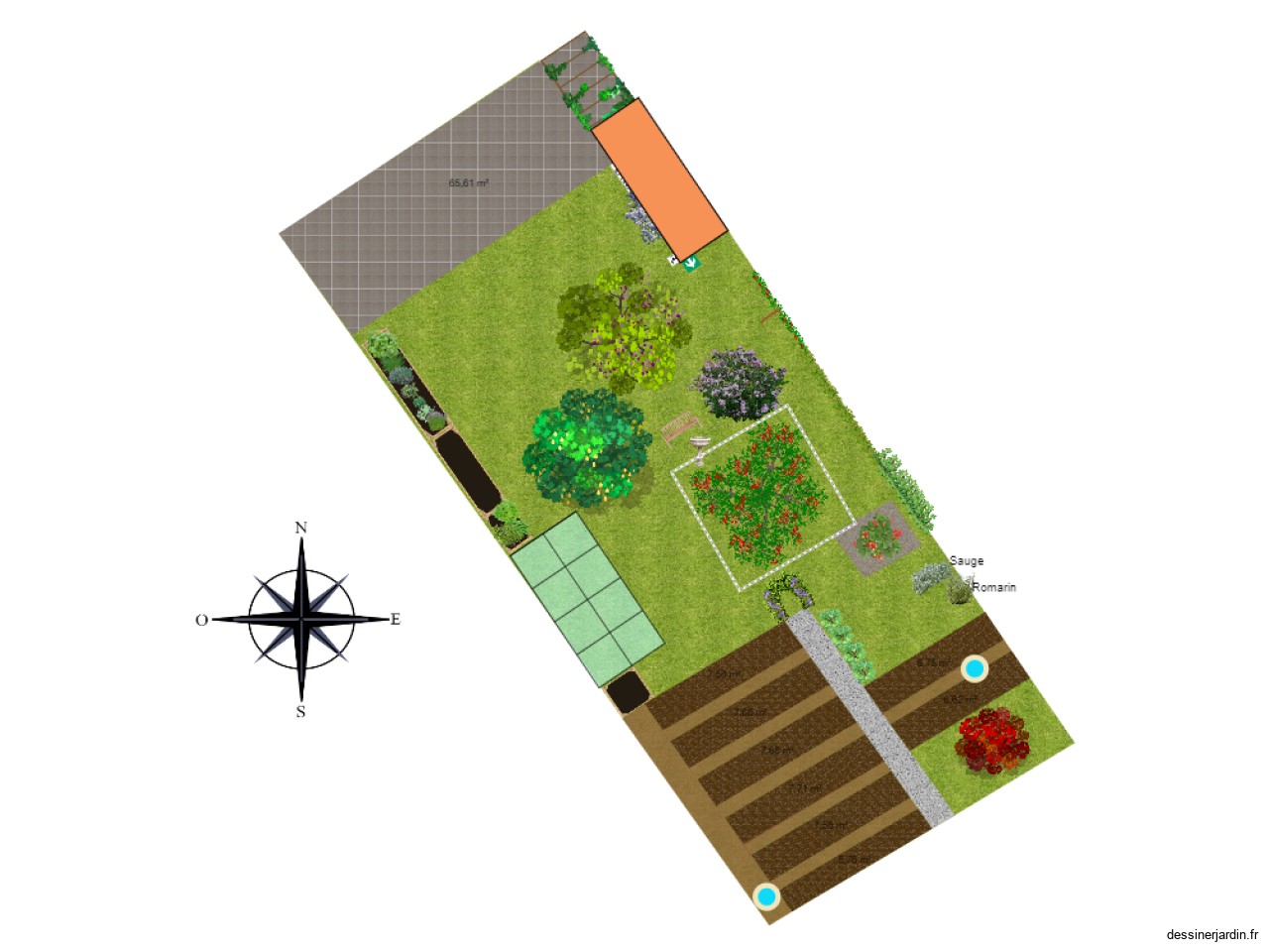 Jardin avril