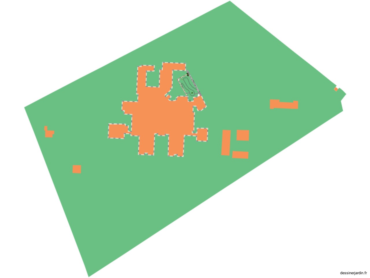 Plan jardin lycée