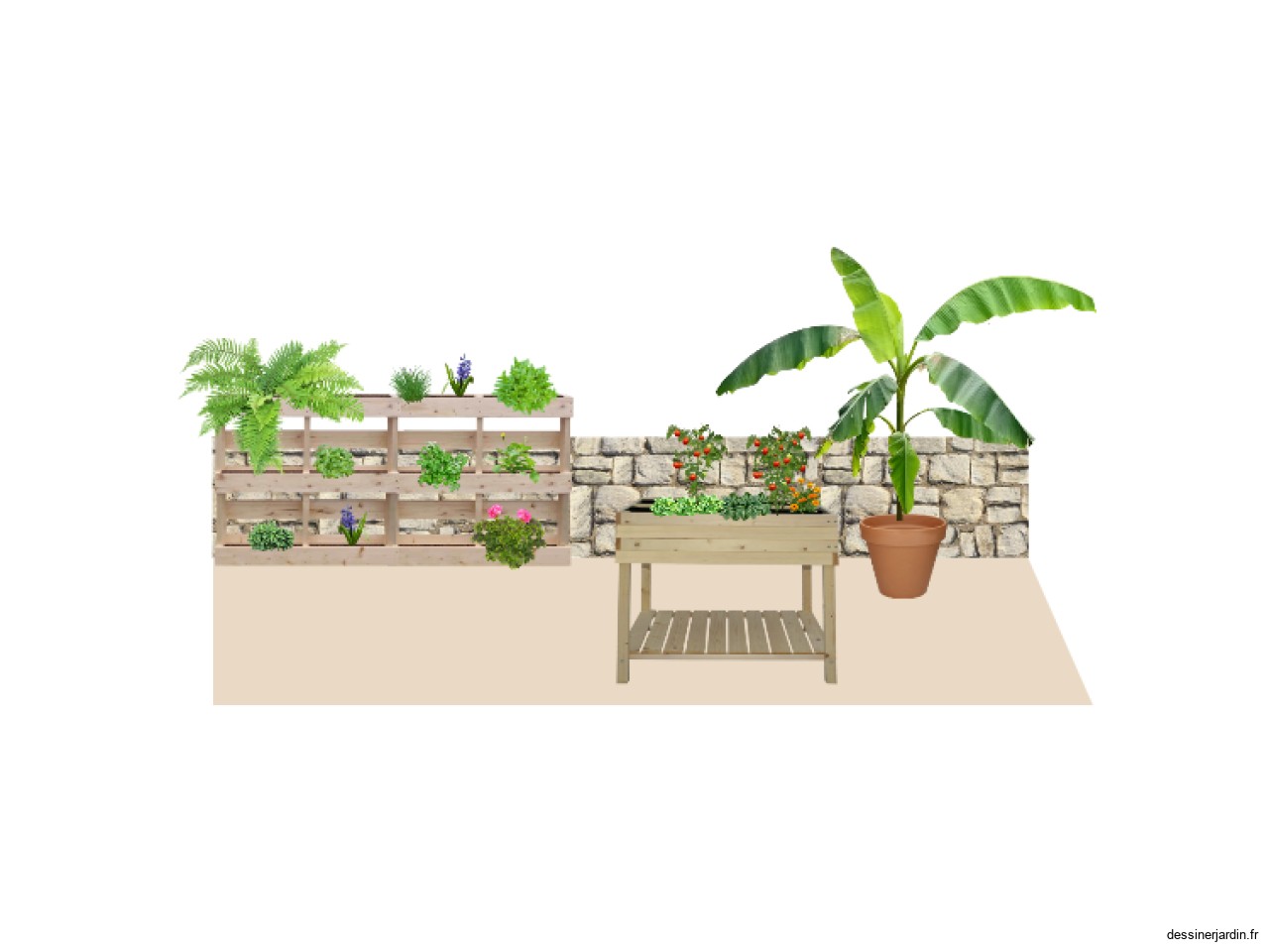 Jardin vertical terrasse