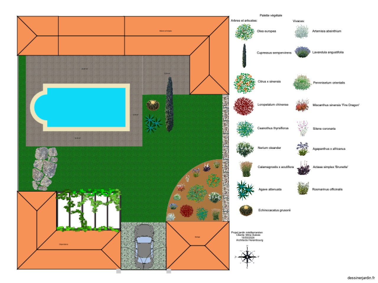 esquisse paysagerez méditerranéenne 