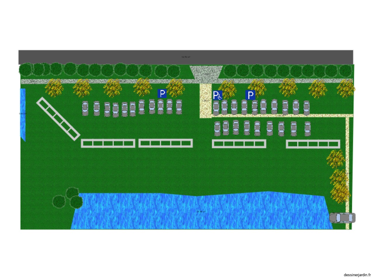 parking marché de Noël