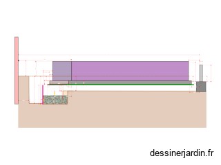 PLAN COUPE COFFRAGE REMBLAI