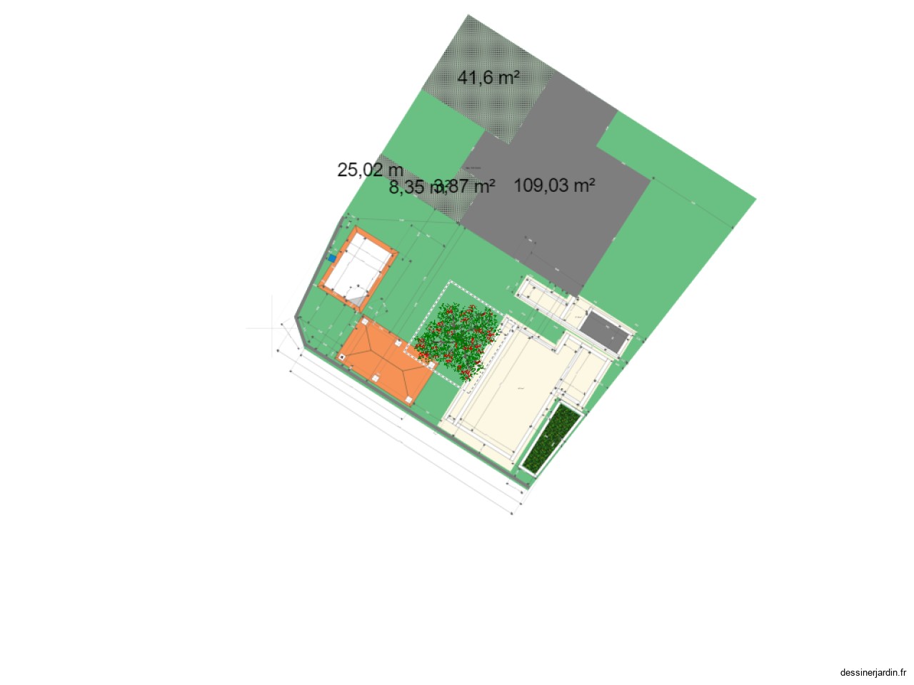 plan de masse fondations