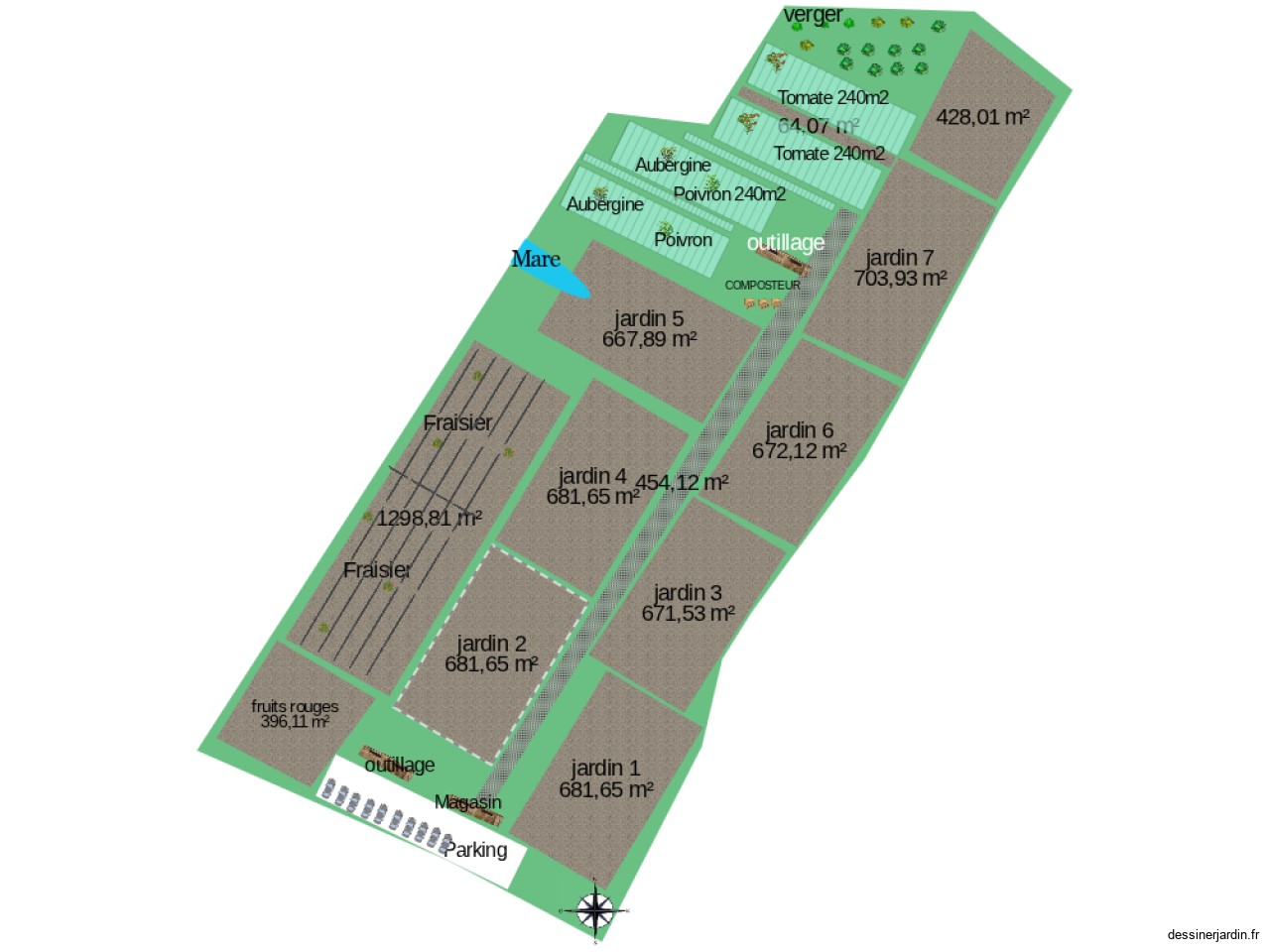 Terrain maraichage