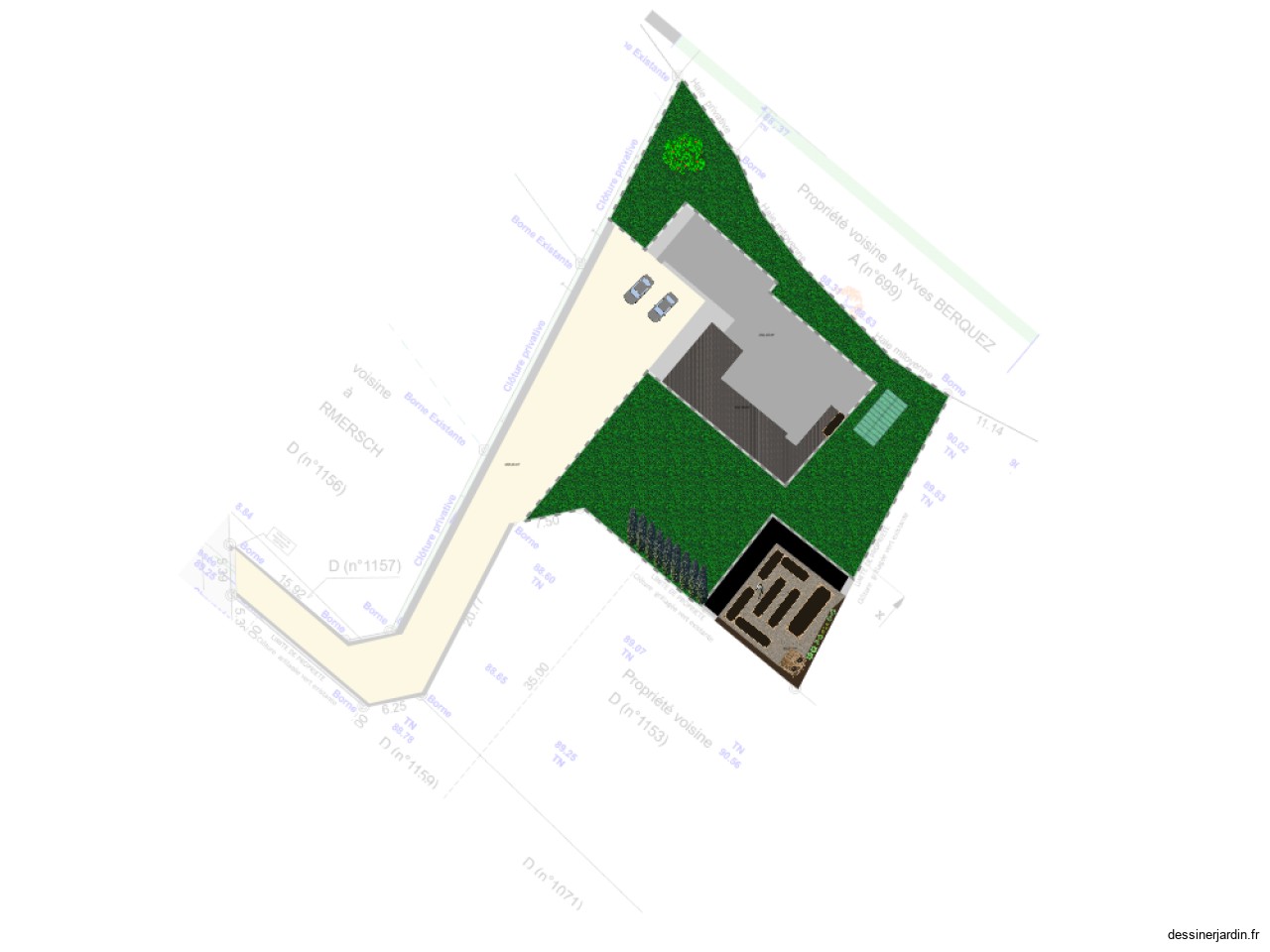 Jardin maison