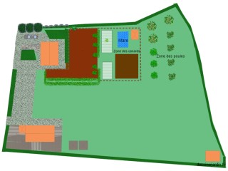 Terrain potager verger 