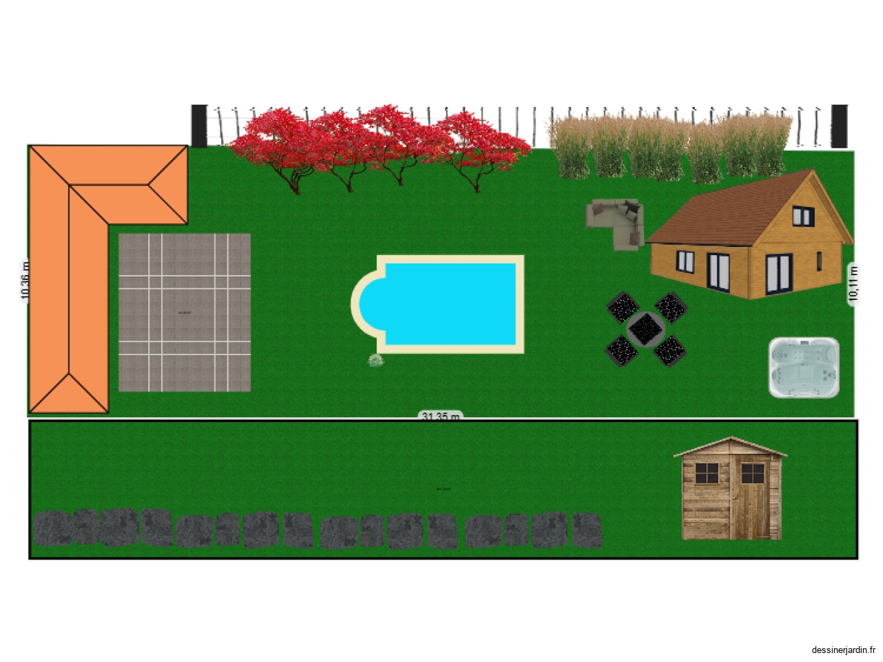 plan jardin chastre 