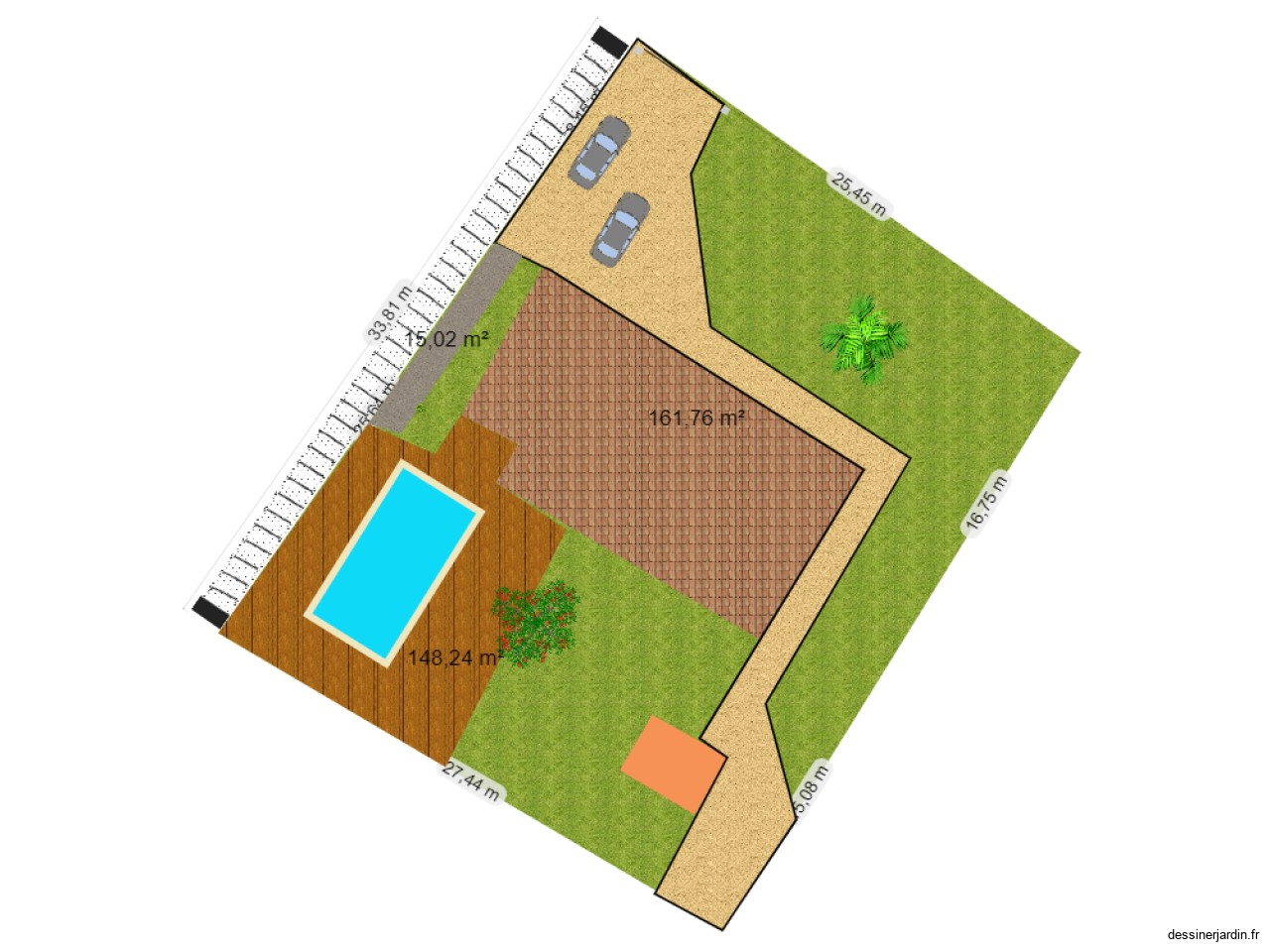 Pavillon résidentiel souhaité piscine autre sens