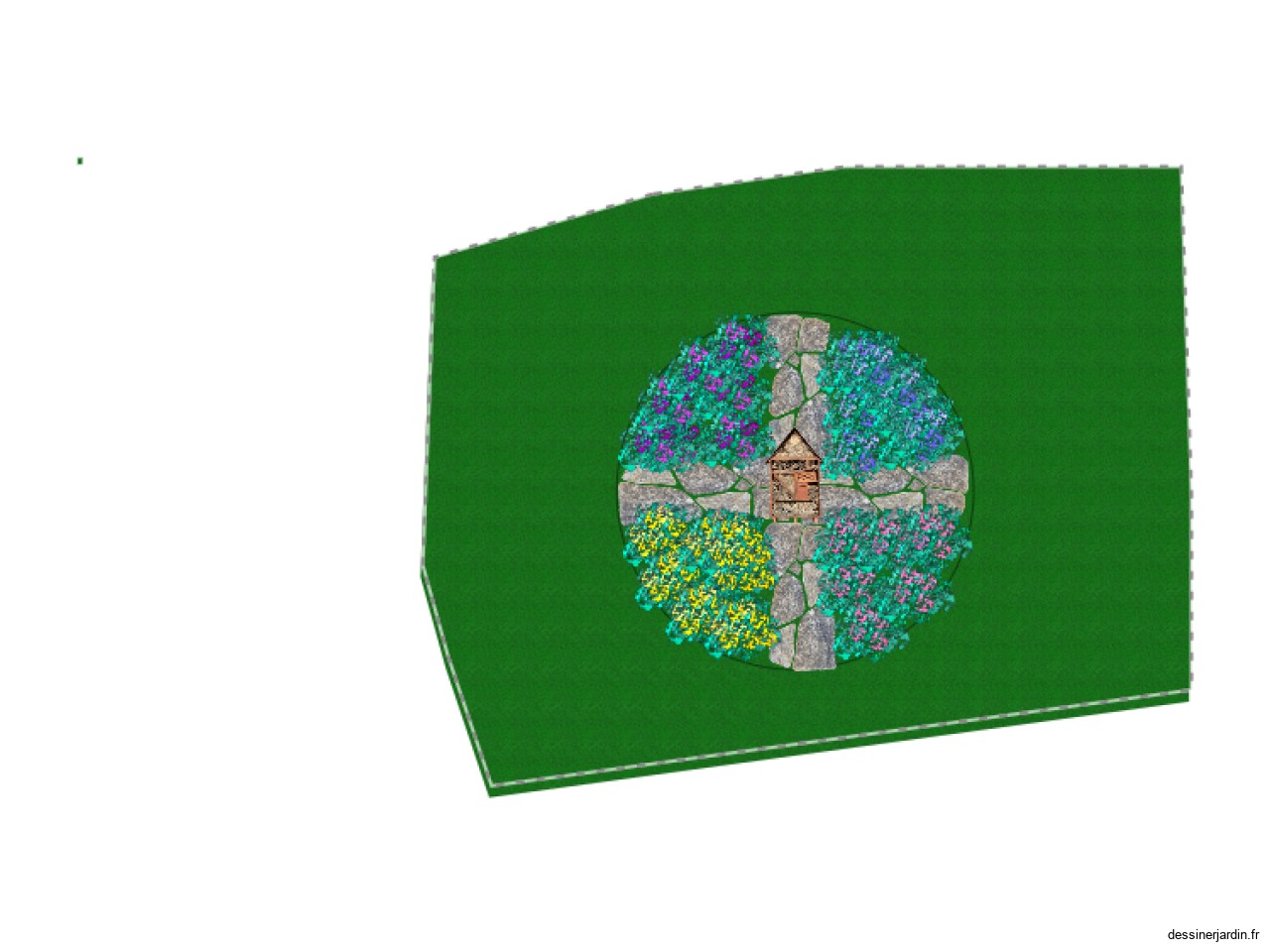 plan de jardin en techno pluris